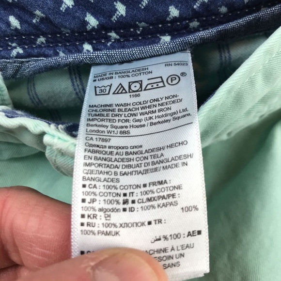 Banana Republic Mens Aiden Casual Shorts Green 33 - Picture 4 of 4